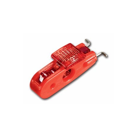MASTERLOCK MINI CIRCUIT BREAKER LOCKOUT RED TAB-S2391