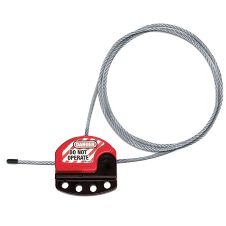 MASTERLOCK ADJUSTABLE 6' CABLE LOCKOUT - S806
