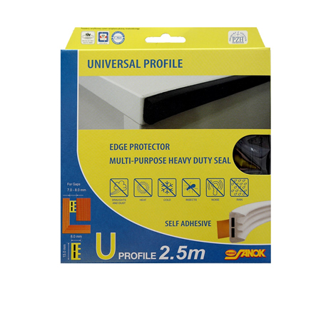 SANOK U-PROFILE 8X15MMX2.5M