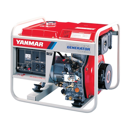 YANMAR AIRCOOLED DIESEL GENERATOR YDG3700N ELECT START C/W BATTERY