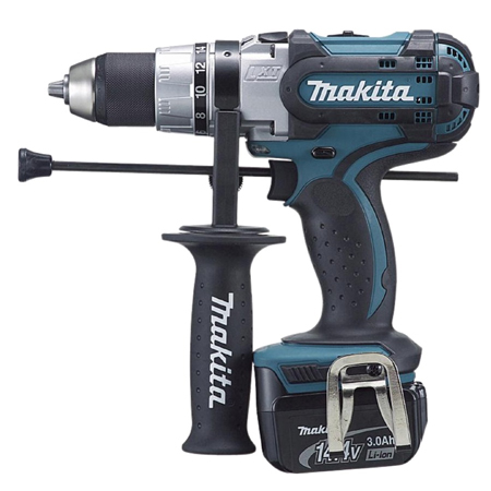 MAKITA 14.4V LI-ION 13MM HAMMER DRIVER DRILL, DHP444RFE