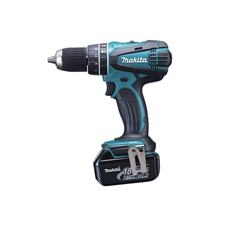 MAKITA 18V LI-ION HAMMER DRILL, DHP456RFE