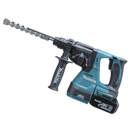 MAKITA 18V LI-ION 24MM COMBINATION HAMMER, DHR242RFE