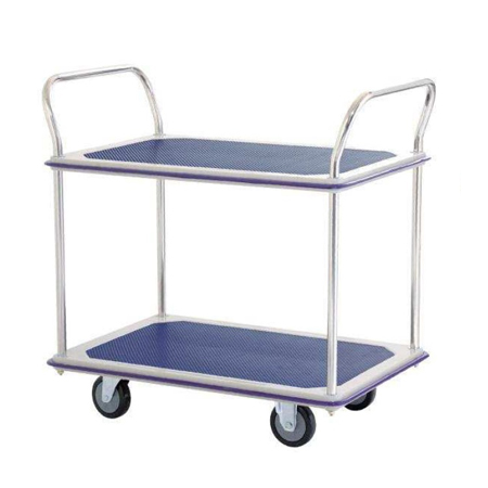 JUMBO 2TIER DBL HANDLE METAL HAND TRUCK L965*W615*H950 300KG HB220D