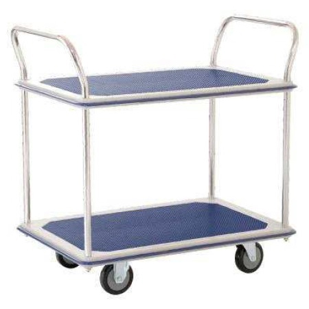 JUMBO 2TIER DBL HANDLE TROLLEY L785*W485*H860 170KG HL120D