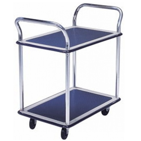 PRESTAR 2TIER TROLLEY 740X480MM 150KG NB104 2HANDLE