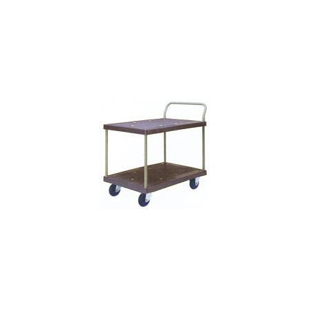 PRESTAR 2TIER PLASTIC TROLLEY 895X595MM 300KG PF-314 1H