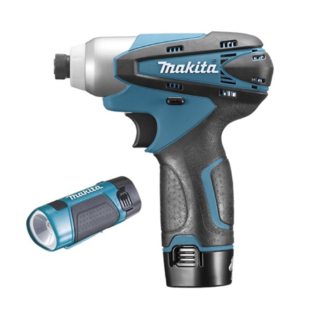 MAKITA 10.8V LI-ION IMPACT DRIVER W/TORCH, TD090DWLE